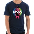 thumbnail image 1 of Plus Size NASA Rock Astronaut Designed Unisex Cotton Vintage Short Sleeve T-Shirt - Vintage Denim 3XL, 1 of 4