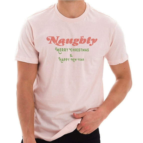 Plus Size Naughty Phrase Cotton Short Sleeve Graphic Shirt - Pale Pink 2XL