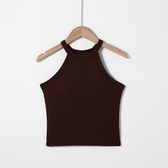 Plus Size Nightgowns for Women Fashion Women's Solid Color with Chest Pad No Steel Rings Bottom Underwear Short Sleeve Pajama Top Black S