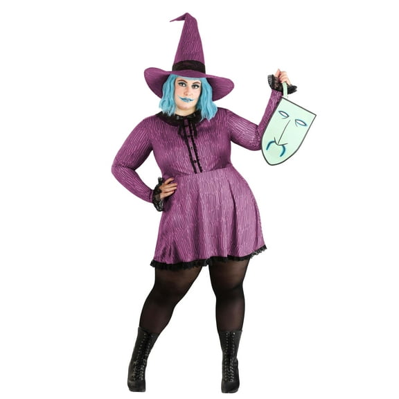 Plus Size Nightmare Before Christmas Shock Costume Dress