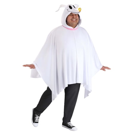 Plus Size Nightmare Before Christmas Zero Costume Poncho