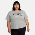 thumbnail image 1 of Plus Size Nike Sportswear Classics Boxy Graphic Tee Color: Gray Size: 2X, 1 of 5