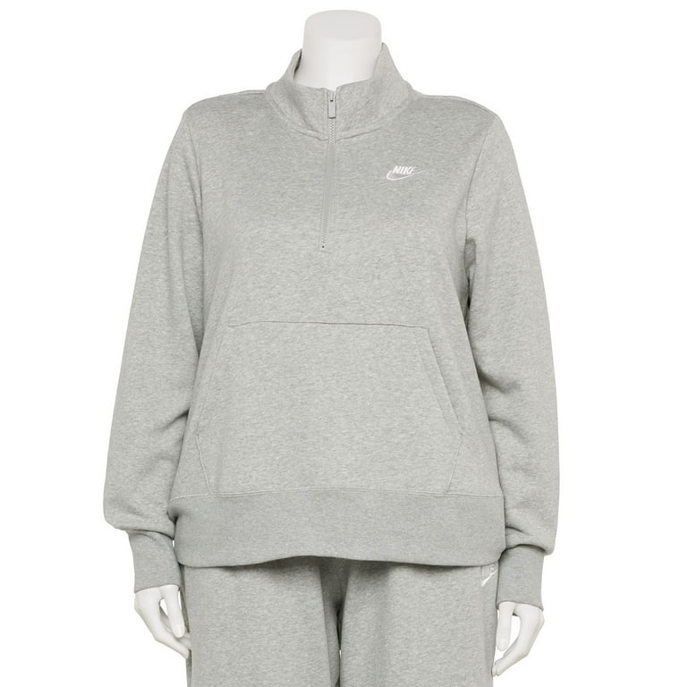 Nike plus size half zip online