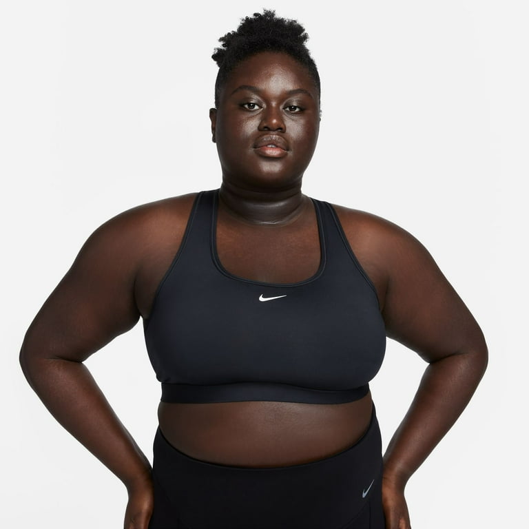 Plus Size Nike Swoosh Light Support Sports Bra Color Black Size 1X Walmart