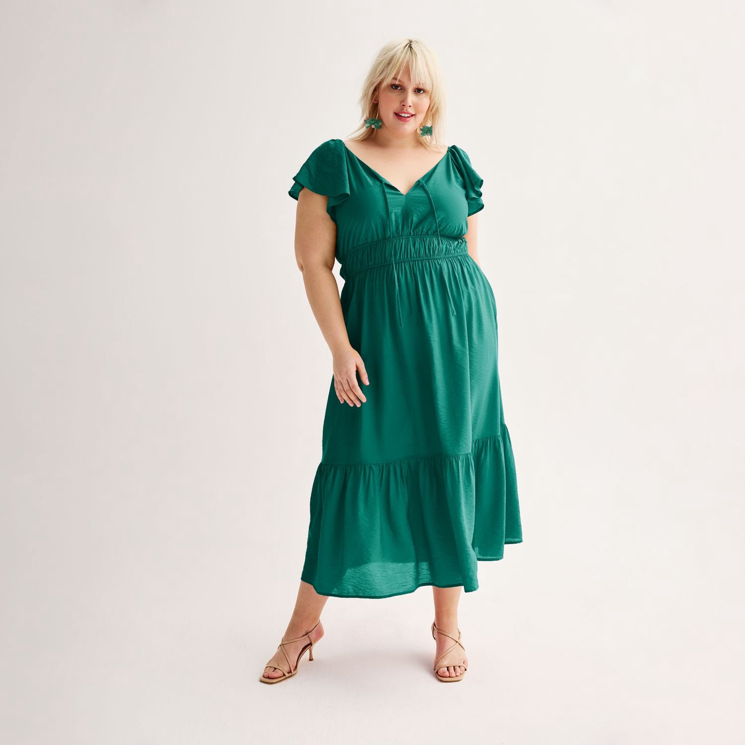 green emerald velvet dress Nine West Fresh Pointy Toe Pumps (Size 12), Medium Width main image 1