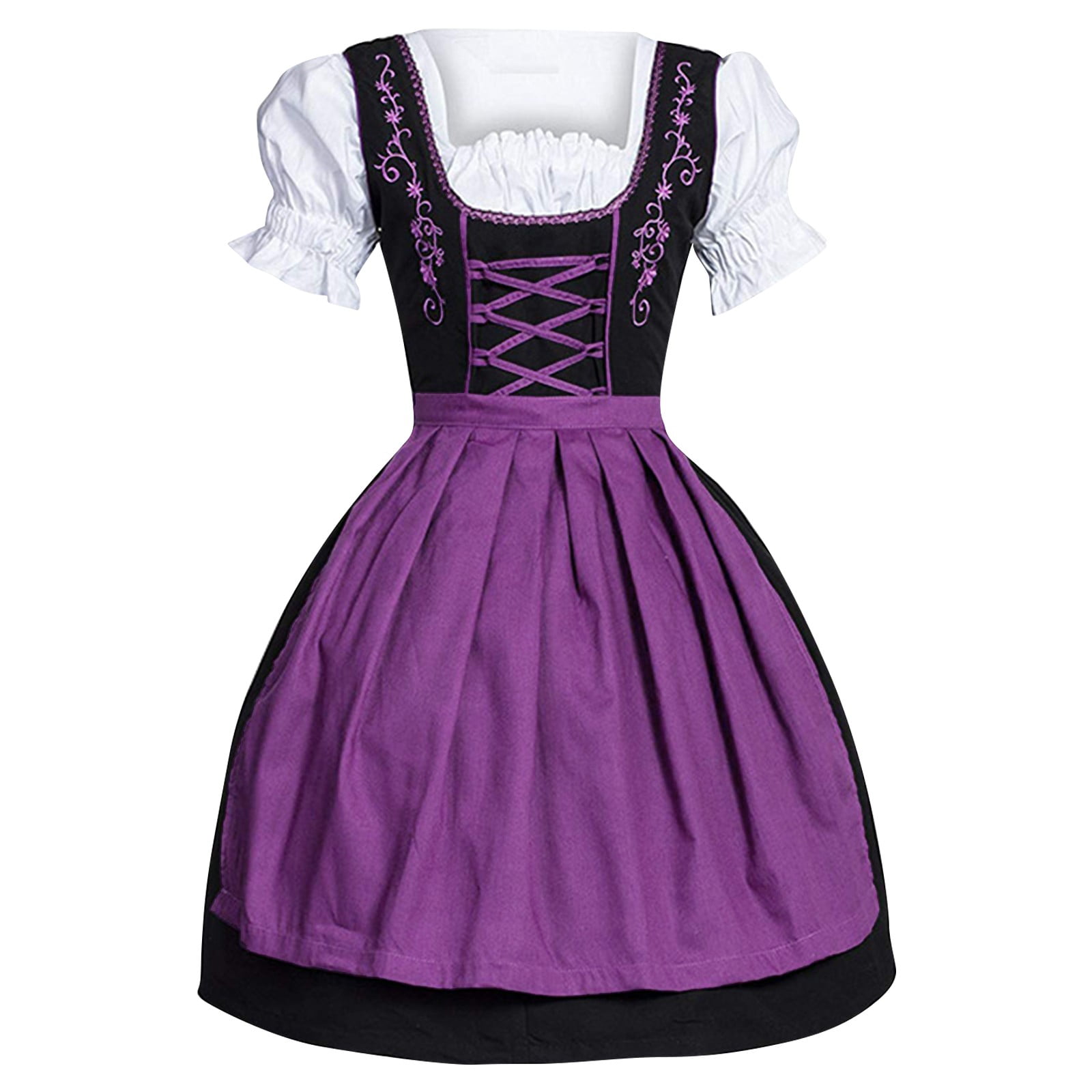 long dirndl dress plus size Luxurious Plus Size Burgundy Velvet Dirndl Dress
