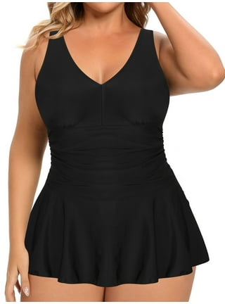 Long Swim Dress Plus Size