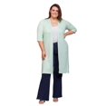 thumbnail image 1 of Plus Size Open Front Knee Length Cardigan, 1 of 11