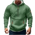 thumbnail image 1 of Plus Size Oversized Hoodies for Men Vintage Cargo Hoodies Tactical Fall Pullover Fall Long Sleeve Pullover with Pocket, 1 of 5