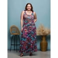thumbnail image 1 of Plus Size Scoop Neck Tank A Line Maxi Dress, 1 of 3