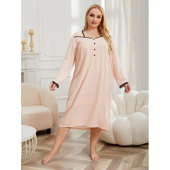 Plus Size Pajamas Set for Women Soft Nightwear Cute Sleepwear Women's Lounge Sets