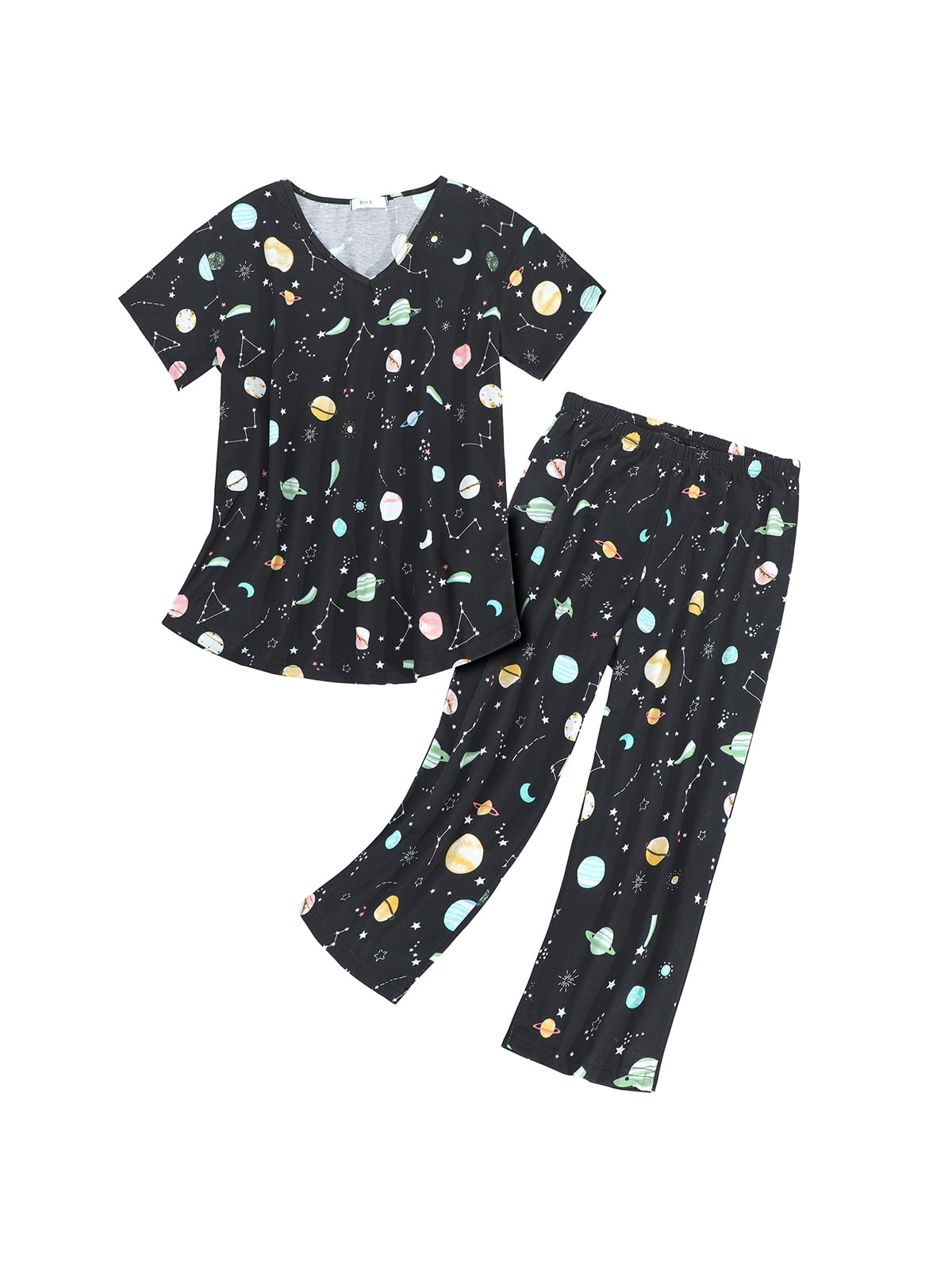 Plus Size Pajamas for Women Two Piece Pajama Sets for Women Soft Cotton