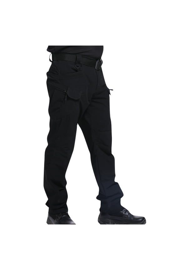 Plus Size Pants Men's Pants Multiple Pockets Cargo Trousers Work Wear Combat Safety Cargo Pocket