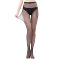 thumbnail image 1 of Plus Size Pants Women Pants Mesh Perspective Leggings Plus Size Fishnet Netting Stockings, 1 of 3