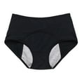 thumbnail image 1 of Xijirk Panties for Women Plus Size Leak Proof Underwear High Waisted Sanitary Panties Underwear for Comfortable Daily Wear,Black,L, 1 of 4