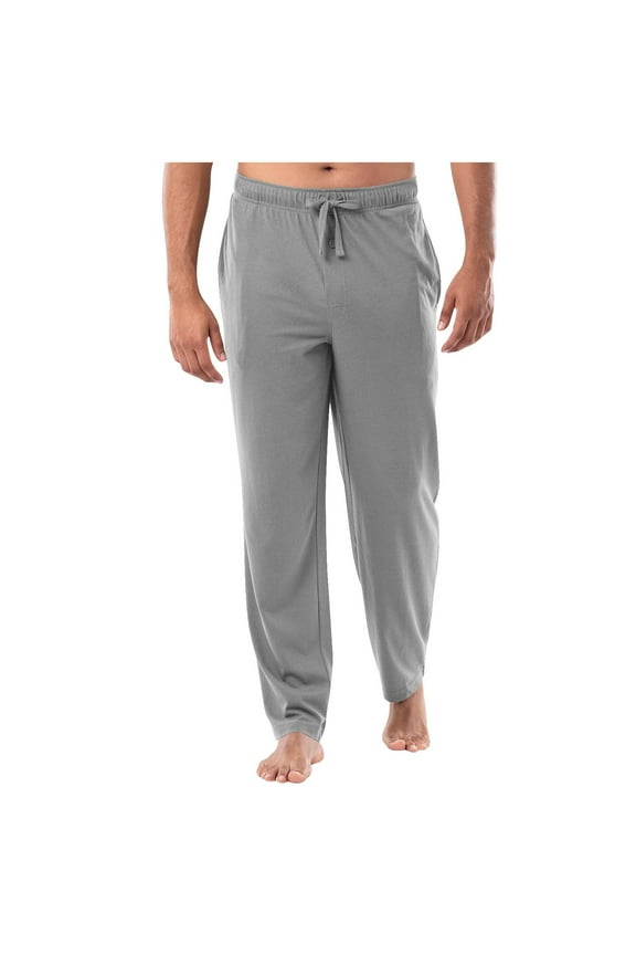 Plus Size Pants for Men Work Casual New Mens Breathable Comfy Pajama Pants Soft Lightweight Pjs Bottoms Sleepwear Lounge Clothing Fall Winter Gray XXL