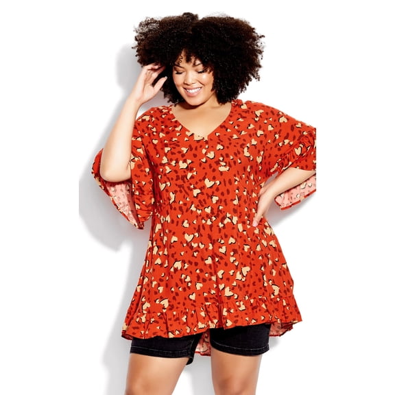 Plus Size Parker Tunic Lovey Dovey 14W