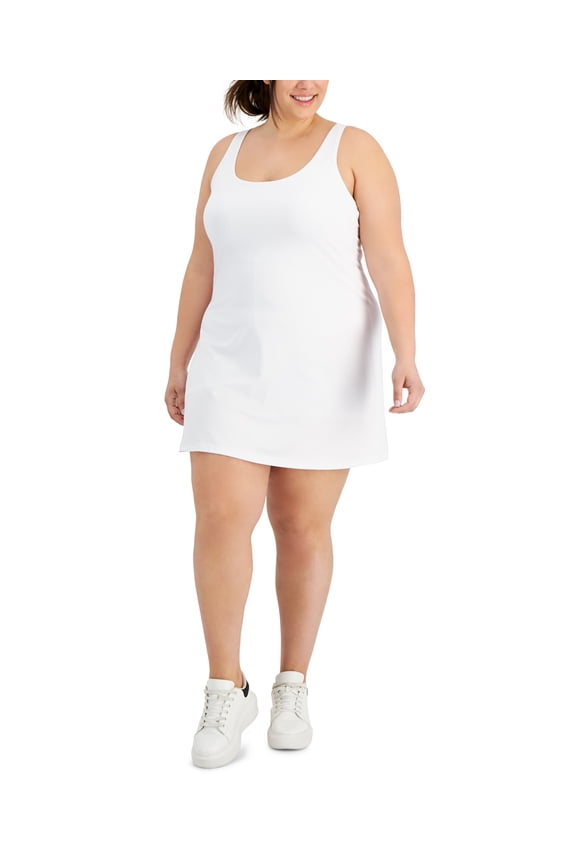 Plus Size Performance Dress Bright White 1X