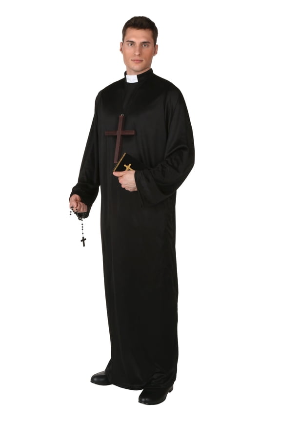 Plus Size Pious Priest Costume