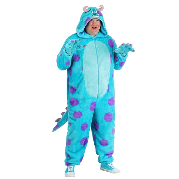 Plus Size Pixar Sulley Costume Onesie for Adults