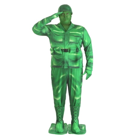 Plus Size Plastic Army Man Costume