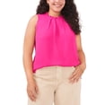thumbnail image 1 of Plus Size Pleated Mock Neck Top New Ivory 3X, 1 of 1