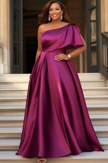 Plum Wedding Dress