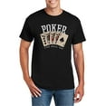 thumbnail image 1 of Plus Size Poker All In Graphic Men's DryBlend Cotton Polyester T-Shirt - Black XL, 1 of 2
