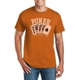 thumbnail image 1 of Plus Size Poker All In Graphic Men's DryBlend Cotton Polyester T-Shirt - Texas Orange 2XL, 1 of 2