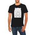 thumbnail image 1 of Plus Size Polar Bear Mom Graphic Design Deluxe Jersey T-Shirt - Black XL, 1 of 4