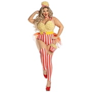 Plus Size Popcorn Babe Women's Costume