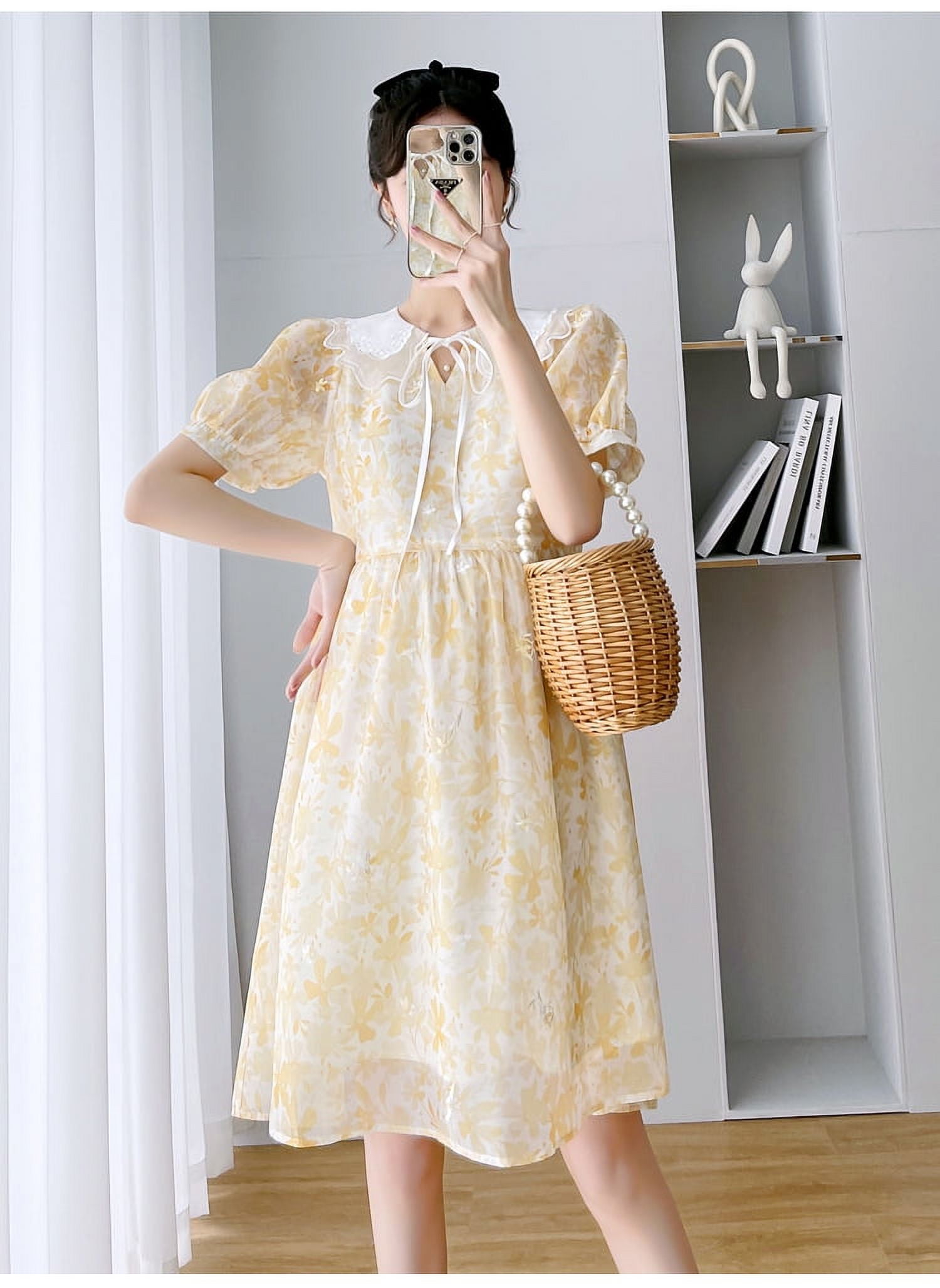 Plus size peter pan collar dress hotsell