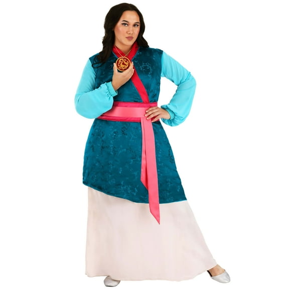 Plus Size Premium Disney Mulan Costume for Women