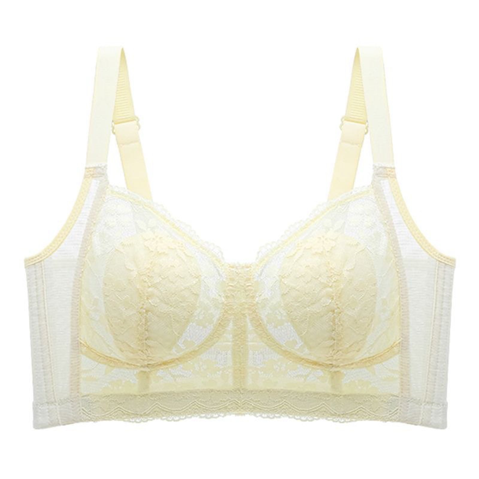 Plus Size Push Up Bra Comfort Tummy Control Bras for Women Lace Wirefree for Large Bust Sexy