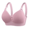 thumbnail image 1 of Plus Size Push Up Bras for Women Hide Back Fat Smoothing Bra Underwire Support Bras Pink 44, 1 of 5