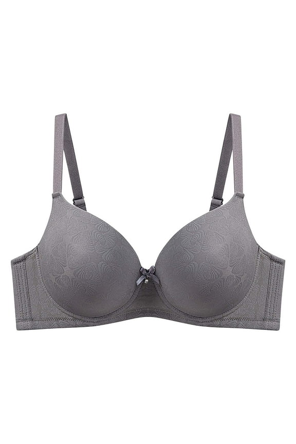 Plus Size Push up Bras for Women, Full Cup Underwire Bralette, Adjustable Strap High Support Breathable Lingerie