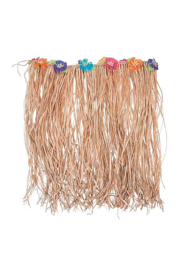 Plus Size Raffia Hibiscus Hula Skirt - Apparel Accessories - 1 Piece