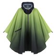 thumbnail interactive-video image 1 of EVA Material Poncho Reusable Rain Poncho For Outdoor Activities 1 of 13