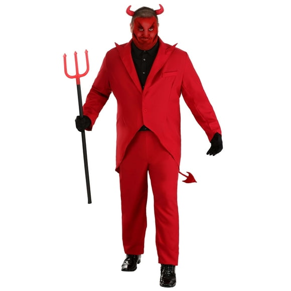 Plus Size Red Suit Devil Costume