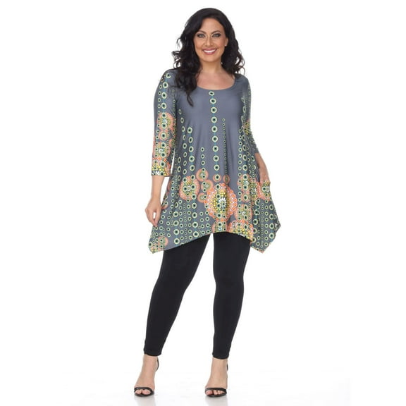 Plus Size Rella Tunic Gray 3X