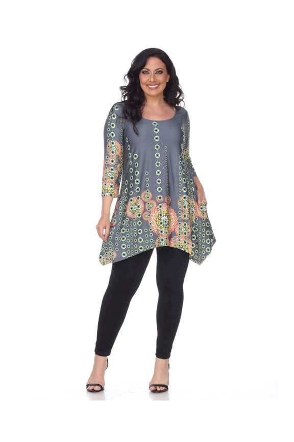 Plus Size Rella Tunic Gray 3X