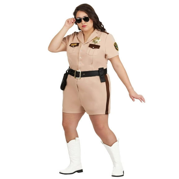 Plus Size Reno 911 Lt Dangle Costume for Women