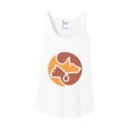 thumbnail image 1 of Plus Size Rescue Friends Logo Cotton Sleeveless Graphic Shirt - White XL, 1 of 2
