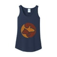 thumbnail image 1 of Plus Size Rescue Friends Logo Cotton Tank Top Graphic Shirt - Navy 2XL, 1 of 2