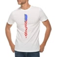 thumbnail image 1 of Plus Size Resting Flag Graphic Design Deluxe Jersey T-Shirt - White XL, 1 of 4