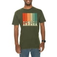 thumbnail image 1 of Plus Size Retro Chess Set Graphic Design Vintage Crewneck Tee - Vintage Olive 2XL, 1 of 4