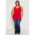 thumbnail image 1 of Womens Plus Size Rib Knit Tank Top, 1 of 4