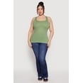thumbnail image 1 of Womens Plus Size Rib Knit Tank Top, 1 of 4