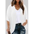 thumbnail image 1 of Plus Size Ribbed Cocoon Cover Up, 1 of 3