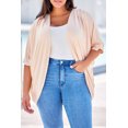 thumbnail image 1 of Plus Size Ribbed Cocoon Cover Up, 1 of 5